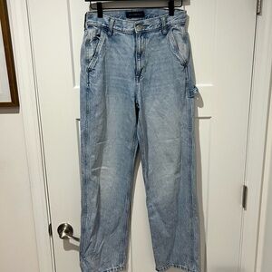 Aeropostale Relaxed Fit Light Wash Jeans Size 2 Reg